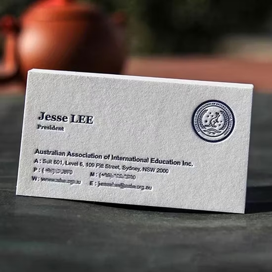 Premium Embossed Cards